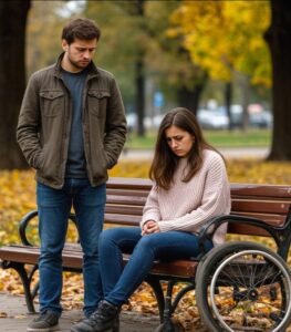 „Teraz jesteś — BEZUŻYTECZNYM CIĘŻAREM!” — wyrzucił narzeczony, kopiąc wózek. Rok później pełzał u jej nóg, błagając o przebaczenie.