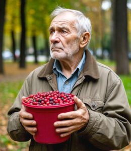 „Na co gapisz się, dziadku?” — rzucił młodzieniec i kopnął wiadro z owocami. Ale gdy zobaczył, kim naprawdę jest ten „zwykły staruszek” przy drodze — jego życie podzieliło się na PRZED i PO.