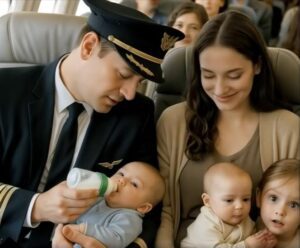 Zostałam sama z trojgiem płaczących niemowląt w samolocie — a potem pilot zrobił coś, czego nigdy nie zapomnę…