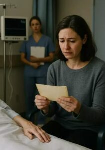 List, który zmienił wszystko...Siedziałem sam, gdy moja teściowa wydawała ostatnie tchnienie, po czym pielęgniarka wręczyła mi swój ostatni list...