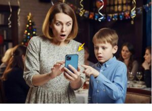 Podczas rodzinnego przyjęcia mama chwyciła telefon, żeby zrobić synowi zdjęcie, ale po chwili zbladła i zamarła: na ekranie pojawiła się wiadomość, od której aż trzęsły jej się dłonie…