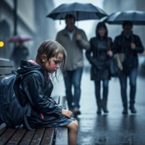 Moja córeczka czekała trzy godziny w deszczu, a temperatura sięgała 4 stopni. Mama odmówiła odebrania chorej córki ze szkoły, mówiąc: „Nie jestem kierowcą”. Nie protestowałem. Zamiast tego podjąłem działania. Trzy dni później to oni wpadli w panikę…