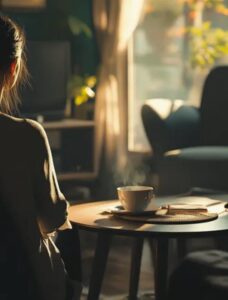 Siedziałam w eleganckiej restauracji przy kolacji z moją córką i jej mężem. Po ich odejściu kelner nachylił się do mnie i wyszeptał coś, co sprawiło, że zamarłam w miejscu. Chwile później przez okna przebłysły migające światła…