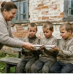 Biedna kobieta zlitowała się nad trójką sierot i poczęstowała je miską gorącej zupy.Dwadzieścia lat później przed jej skromnym kioskiem zajechały trzy luksusowe samochody.