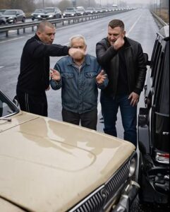 Kilku drogowych bandytów zajechało drogę starszemu mężczyźnie, celowo powodując wypadek, a następnie zaczęło domagać się pieniędzy za „odszkodowanie”. Nie mieli jednak pojęcia, kim był starszy mężczyzna ani co stanie się z nimi za kilka minut.