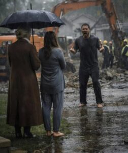 Mój mąż wyrzucił mnie z domu i zatrzasnął drzwi, a ja stałam na zewnątrz w strugach ulewnego deszczu — boso, z ciężarnym brzuchem, drżąc z zimna i upokorzenia. Ale kiedy przyjechała moja bogata babcia, przytuliła mnie i powiedziała cicho: „Sprawię, że będzie tego żałował”