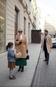 Kwiaciarz podszedł do kobiety na ulicy i poprosił ją o kupno kwiatów. Kobieta wzięła je i nie zapłaciła. Bogaty mężczyzna zauważył ją i zrobił coś, czego się nie spodziewał.
