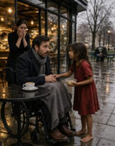 Milioner, który od pięciu lat nie czuł swoich nóg, siedział pewnego zimowego wieczoru przed własną restauracją, przekonany, że jego los został już raz na zawsze przypieczętowany — aż do chwili, gdy bosa, drobna dziewczynka poprosiła o resztki jedzenia i złożyła obietnicę, której nie sposób było zignorować…