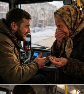 Starsza kobieta w autobusie nie mogła zapłacić za przejazd i poprosiła o zatrzymanie się, aby móc kontynuować podróż pieszo. Jednak zachowanie młodego kierowcy zszokowało wszystkich pasażerów