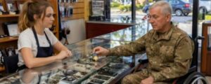Weteran poruszający się na wózku inwalidzkim postanowił sprzedać swoją złotą odznakę — medal, który przez całe życie nosił jako dowód odwagi podczas jednej z operacji, w której stracił możliwość chodzenia. Jednak to, co zrobiła sprzedawczyni, wprawiło w osłupienie wszystkich obecnych w sklepie…