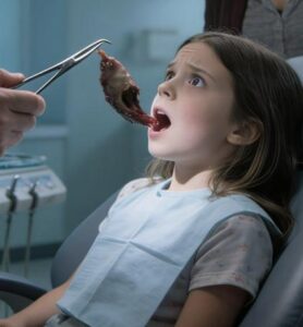 Moja córka nieustannie skarżyła się na ból zęba, więc zabrałam ją do dentysty. Nie sądziłam, że zwykła wizyta odkryje coś tak przerażającego.