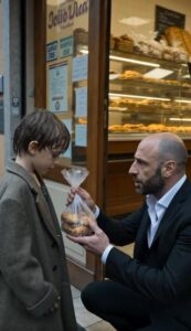 Mężczyzna wręczył bosonogiemu chłopcu małą torbę... a chwilę później wspomnienia z przeszłości powróciły, uchwycone na fotografii przechowywanej w medalionie.