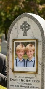 Bezdomna dziewczyna zamarła, gdy zobaczyła parę klęczącą, wyczerpaną i płaczącą przed grobem swoich bliźniaków... Z bijącym mocno sercem dziewczyna podeszła i krzyknęła: „MAMO! TE BLIŹNIAKI NIE UMARŁY... SĄ W DOMU DZIECI!”