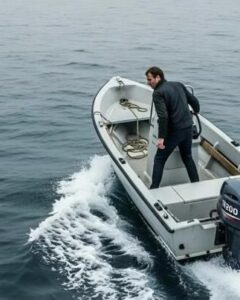 — „Płyń, jeśli potrafisz!” — krzyknął brat mojego męża, zanim odpłynął, zostawiając mnie pośrodku oceanu. Następnego dnia, gdy mnie zobaczył, zamarł z przerażenia.