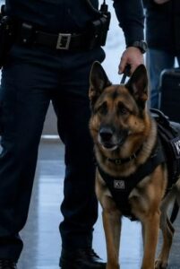 Na lotnisku pracownicy zauważyli dziwnego starszego mężczyznę siedzącego nieruchomo i wzbudzającego podejrzenia. Na miejsce przybył policjant i wydał swojemu psu służbowemu rozkaz zaatakowania starszego mężczyzny i sprawdzenia go, ale zamiast zaatakować, pies podszedł do mężczyzny i…