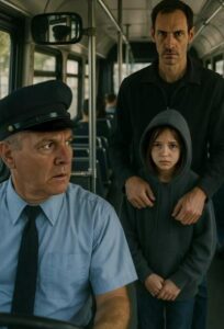 Do autobusu wszedł wysoki mężczyzna, a tuż za nim mała dziewczynka, może siedmio- albo ośmioletnia. Nie trzymał jej za rękę. Ściskał ją za nadgarstek — zbyt mocno, zbyt brutalnie, jakby była przedmiotem, a nie dzieckiem. Obserwowałem ich w lusterku wstecznym i czułem, jak coś zaciska mi się w środku. Instynkt niemal krzyczał: tu dzieje się coś złego.