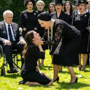 Nie wiedząc, że odziedziczyłam imperium warte 400 miliardów dolarów, moja teściowa spoliczkowała mnie na pogrzebie mojego ojca