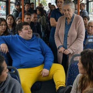 Bezszczelny młody chłopak w autobusie nie tylko odmówił ustąpienia miejsca starszej kobiecie, ale demonstracyjnie położył nogę na siedzeniu, nie mając pojęcia, jaka kara go za chwilę spotka…