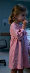 Mój syn zapadł w śpiączkę po wypadku, a lekarz przekazał nam beznadziejną diagnozę. Mój mąż milcząco opuścił salę, zostawiając mnie samą. Wtedy nasza sześcioletnia córka szarpnęła mnie za rękaw i wyszeptała: