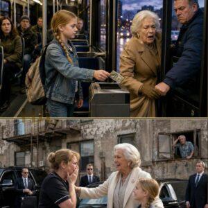 Córka służącej zapłaciła za przejazd autobusem starszej kobiecie, nie wiedząc, że jest miliarderką... A pięć dolarów, które dała córka służącej — i miliarder, który wrócił z prawdą.