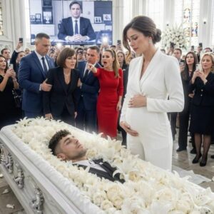 Mój mąż leżał w trumnie już od kilku godzin, kiedy teściowa zażądała kluczy do domu. „Pakuj swoje rzeczy, inkubatorze” – syknęła, rzucając ten cholerny test na ojcostwo na trumnę.