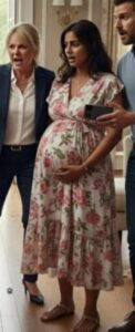 Na moim baby shower teściowa zamieniła uroczystość w scenę jak z koszmaru. Ogłosiła, że sama wybierze imię dla dziecka, a kiedy odmówiłam, wpadła w szał i zniszczyła wszystkie prezenty. Kilka minut później wydarzyło się coś, co zakończyło się tym, że policja wyprowadziła ją w kajdankach…
