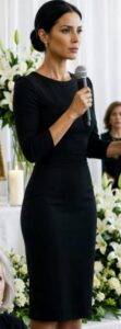 „Wdowa pochowała męża sama, podczas gdy jego rodzina świętowała; gdy zamiast współczucia zażądali od niej pieniędzy, przygotowała uroczystość, po której zostali bez twarzy”.
