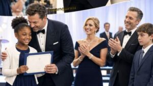 „Mam zaproszenie… ale zostawili mnie na zewnątrz” – mała dziewczynka powiedziała to miliarderowi podczas inauguracji jego programu stypendialnego… a potem on spojrzał na jej bilet i uśmiechnął się: „Twoje miejsce ma lepsze nazwisko”
