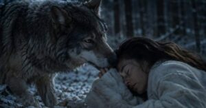 Mąż wywiózł żonę do lasu, aby zostawić ją w środku nocy. Nagle drogę zagrodził mu ogromny wilk… a potem wydarzyło się coś naprawdę przerażającego
