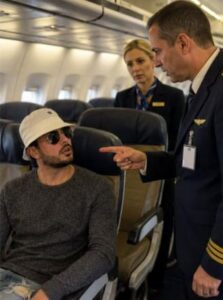 Młody mężczyzna wywołał skandal w samolocie, ponieważ nie pozwolił matce dziecka usiąść obok siebie: nie mógł sobie nawet wyobrazić, że wkrótce będzie głęboko żałował swojego bezczelnego zachowania